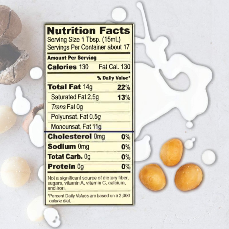 Roland Foods Virgin Cold-Pressed Macadamia Oil, Specialty Imported Food, 8.45