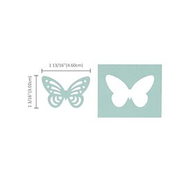 Bira Craft - Perforador de palanca para manualidades de silueta de mariposa de 1.5 pulgadas para álbumes de recortes y artes (mariposa)