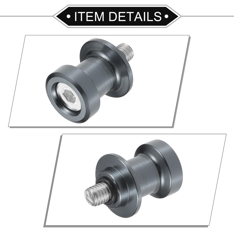 VekAuto 1 Pair Swingarm Spools, 8mm M8x1.25 CNC Swing Arm