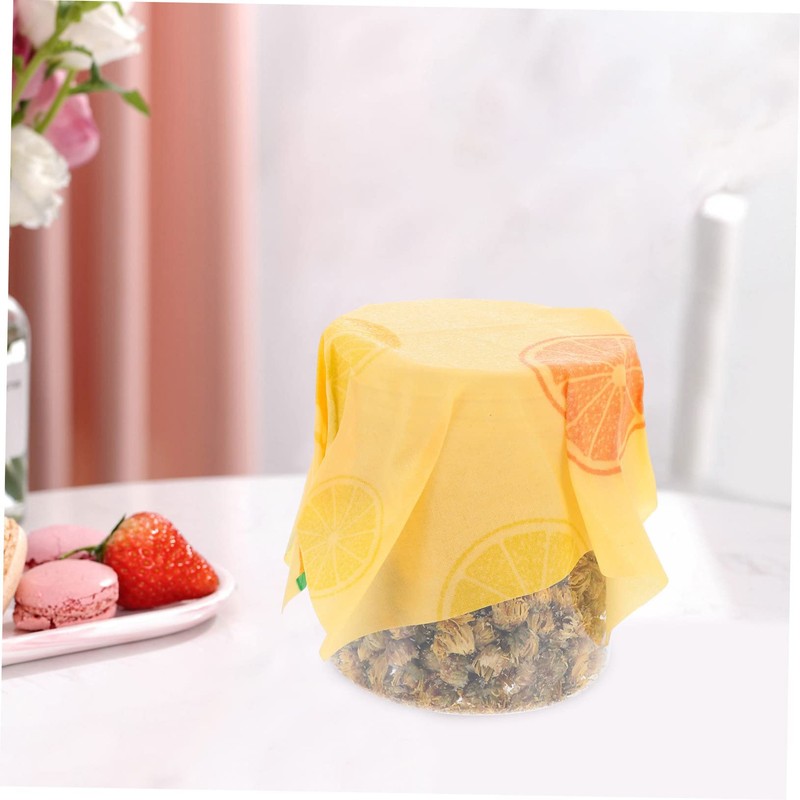 Baluue 3pcs Reusable Beeswax Wraps for Food Storage Organic Biodegradable