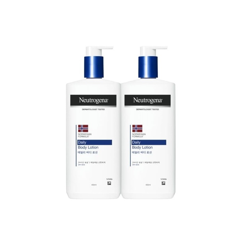 뉴트로지나 바디로션 데일리 보습 로션 450ml x 2개