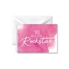 Paper Frenzy Watercolor Appreciation Thank You Note Cards and White