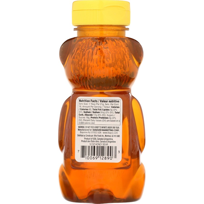 Gefen US Grade A Honey Bears, 12oz (2 Pack) 100%
