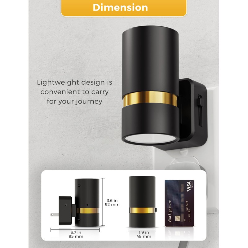 L LOHAS LED Night Lights Plug into Wall, Dusk to