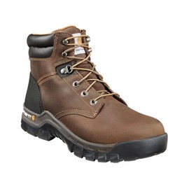 Carhartt Men's Rugged Flex 6" Comp Toe Work Boot, Brown Oil Tanned Leather, 11 Wide