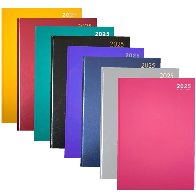 2025 Diary A4/A5/A6 Pastel Colour Fashion Diary Week to View,