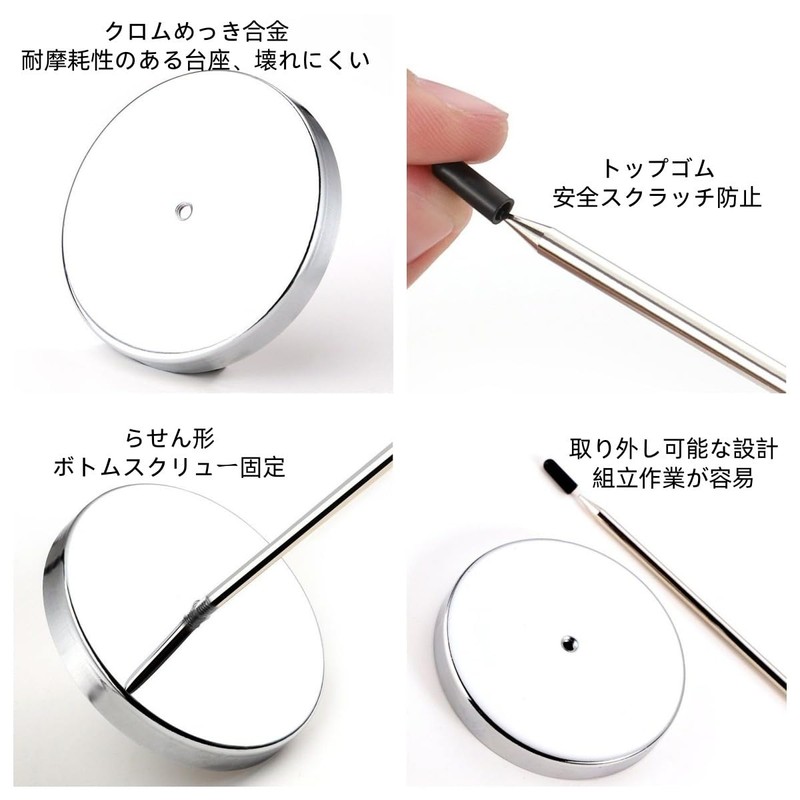 Zixui Ticket Holder, Paper Holder, Pack of 1, Stainless Steel,