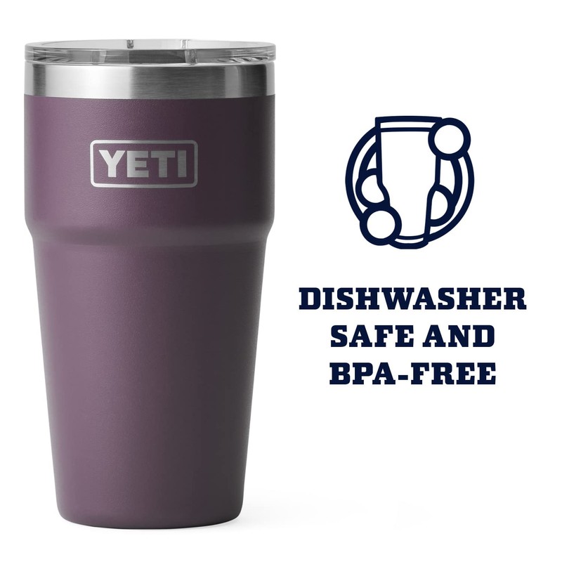 YETI Rambler Stackable Pint, Vacuum Insulated, Stainless Steel with MagSlider