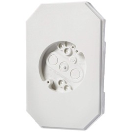 Arlington 8141DBL Siding Mounting Kits with Built-in Box, White, for 1/2 inch Lap Double Siding, 1-Pack