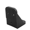 JCBIZ 4PCS Black Furniture Right Angle Bracket Plastic Corner Support