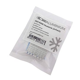 EC360® Aluminium 4-Pack VGA RAM Cooler (18/14 x 14 x 6 mm)