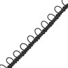 Mandala Crafts 30 Yds Elastic Button Loop Trim - Black