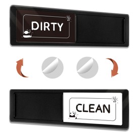 Dishwasher Magnet Clean Dirty Sign，Clean and Dirty Dishwasher Sign，Clean Dirty Magnet for Dishwasher，Dishwasher Clean Dirty Sign,Works for All Dishwashers，Dishwasher Accessories (Black Panda)