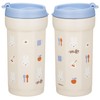Skater SMVO4-A Octagonal Stainless Steel Tumbler with Lid, 11.8 fl