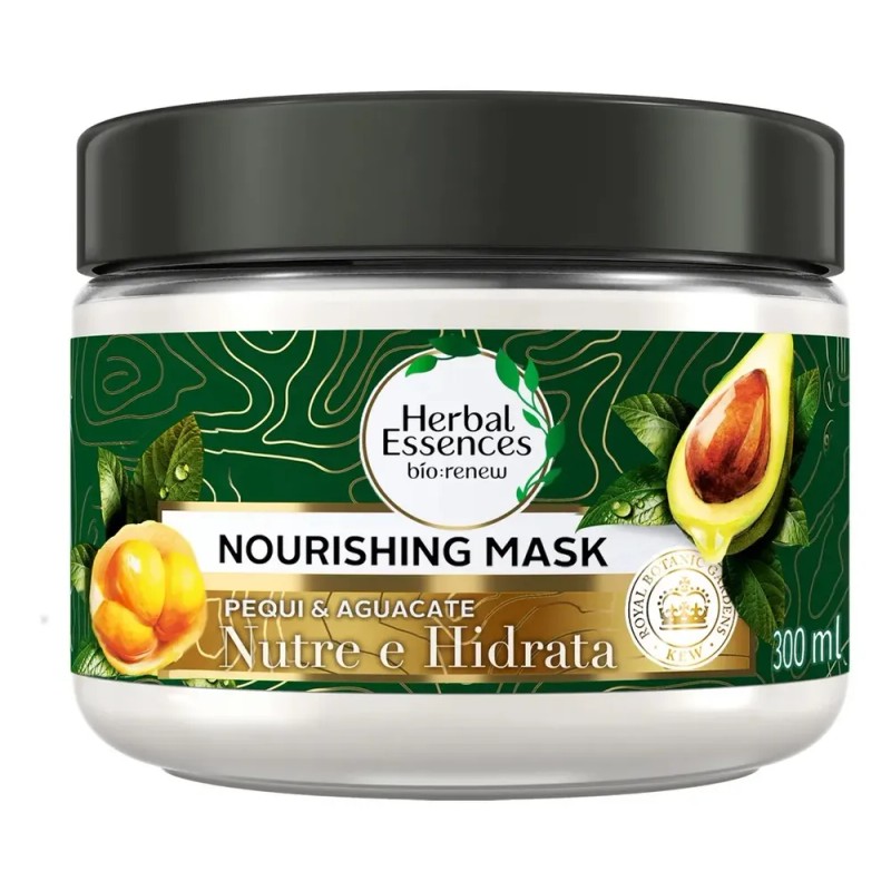 Mascarilla para cabello Herbal Essences Bío:Renew Pequi & Aguacate Nutre