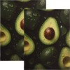 Erwin Müller Tea Towel Pack of 2 Cotton Avocado Size