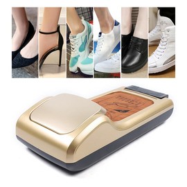 BJTDLLX Automatic Shoe Cover Machine, Portable ​Disposable Shoe Cover Dispenser Machine Pedal Type, for Home Shop Office and Lab Keep Floor Clean (Gold)