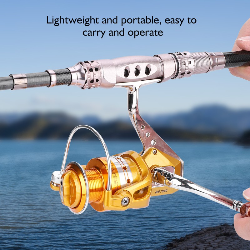 Durable Lightweight Metal Heavy Duty Casting Spinning Fishing Reel Fisher