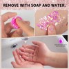 Gel de glitter fluorescente para rostro y cuerpo 6 colores