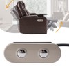 Electric Recliner Controller Zinc Alloy 2 Button 5 Pin Electric