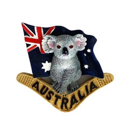 I Love Aus Koala on Boomerang Magnet