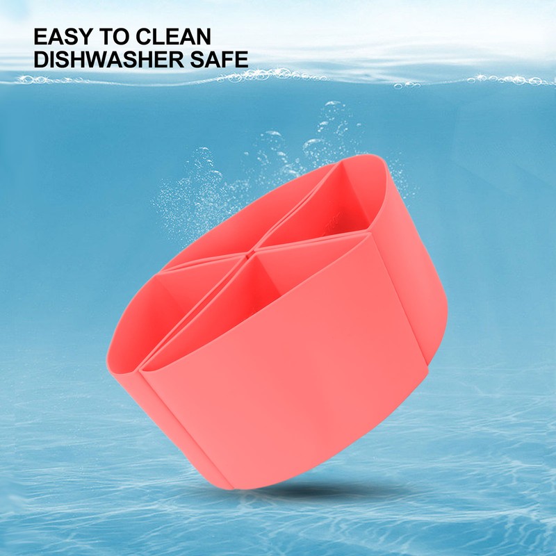 Slow Cooker Divider Liner 4 in 1 Silicone Reusable Leakproof