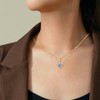 Gold Plated Necklace,Solitaire Adjustable Gold Pendant Necklace,Classic Gold Necklaces with