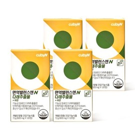Q&I Immune Balance Daerae Extract Zinc 120 Tablets (4 Boxes, 4 Month Supply) / 큐비앤 면역밸런스 다래추출물 아연 120정 4박스 4개월분