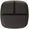 Yamanaka Lacquer Natural Keyaki Heathered Square Plate, Black & Brown