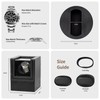 SHOWPIN Automatic Single Watch Winder: Mechanical Watch Winder Box for