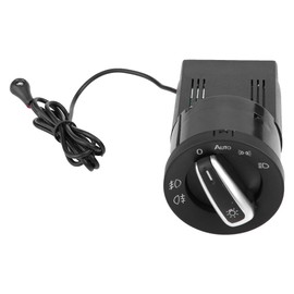 Compatible con Silverado interruptor de faros delanteros para GMC Sierra, módulo de sensor de luz de interruptor de faro delantero automático con sensor de luz de encendido y