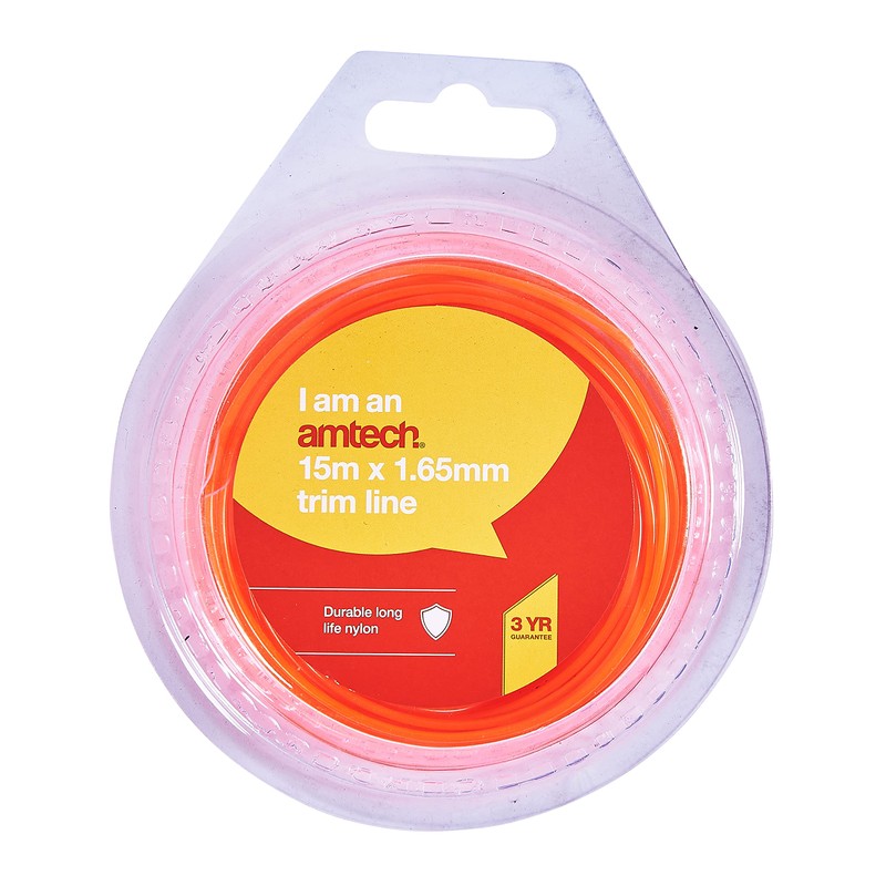 Amtech U4020 15m x 1.65mm strimmer line