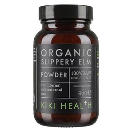KIKI Health Organic Slippery Elm Powder 45g - Suitable for Vegans & Vegetarians - No Sweeteners, Colours or Artificial Flavouring - Slippery Elm Supports The Digestive System
