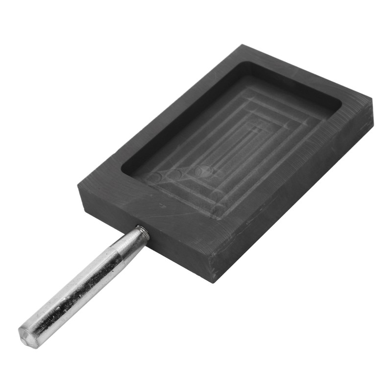 Graphite Casting Mold Metal Ingot Mold Crucible with Handle for