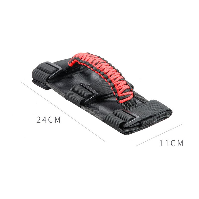 Car Roll Bar Paracord Grab Handles Grip Handles with 3