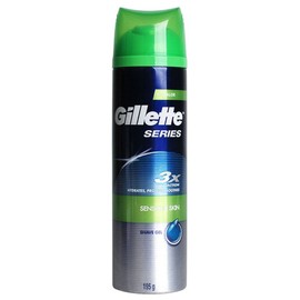 Gillette 3x Sensitive Skin Shaving Gel 195g / 질레트 3x 센서티브스킨 쉐이빙젤 195g
