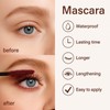 Telescopic Mascara Waterproof Lengthening & Volumizing, Hypoallergenic Tubing Formula for