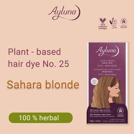 Ayluna Plant Hair Colour, 25 Sahara Blonde