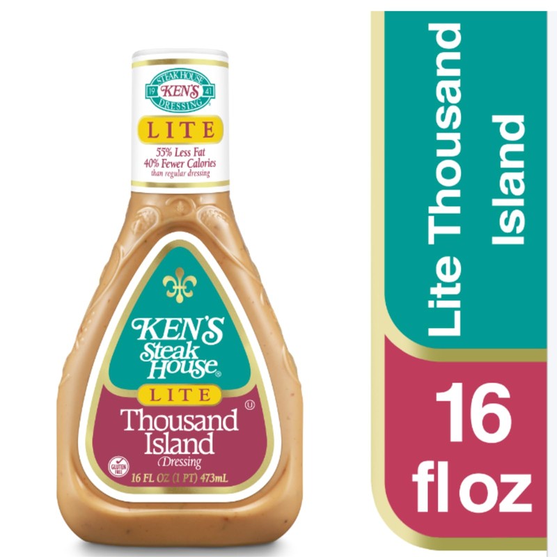 Ken's Steak house LITE Thousand Island Dressing 16 Fl Oz