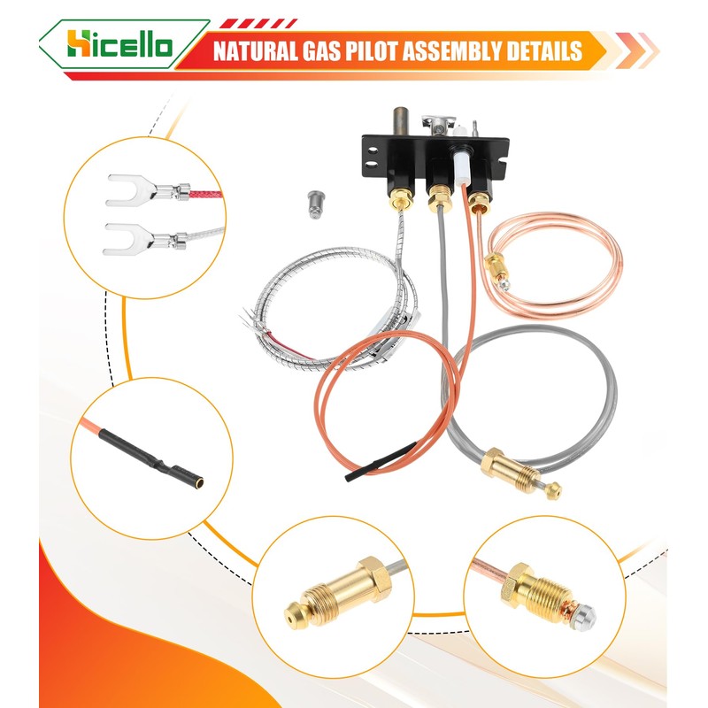 Hicello 4021-736/737 Pilot Assembly Repair Kit – Universal Replacement for