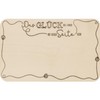 GRUSS & CO 48067 Wooden Board Motif "Happiness" | Chopping