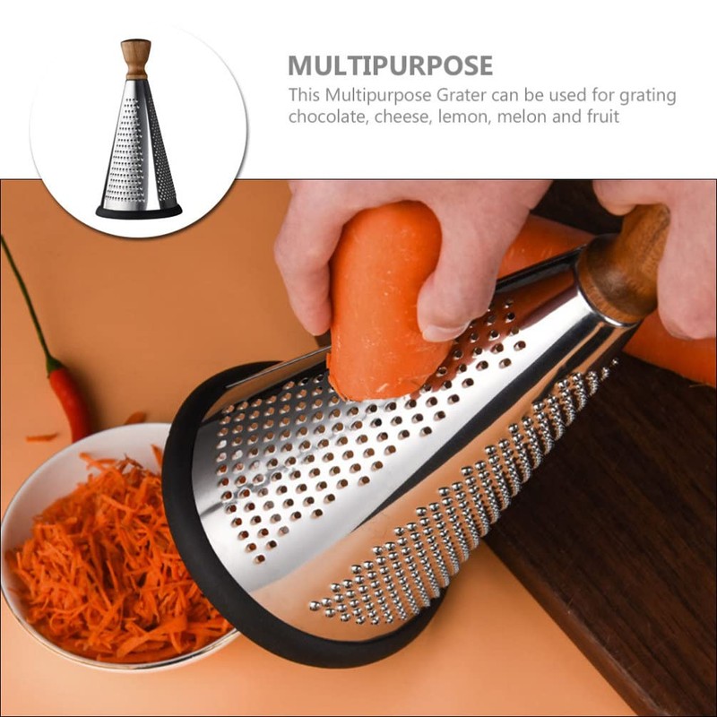 HEMOTON Cone Grater Kitchen Gadget Handheld Food Shredder Kitchen Food