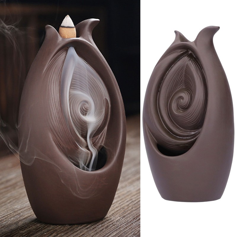 Backflow Incense Holder Innovative Waterfall Incense Burner Desktop Ornament Craft