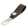 Indenya 4701-21-002 Belt Strap, Key Chain B, Deer Leather, Black