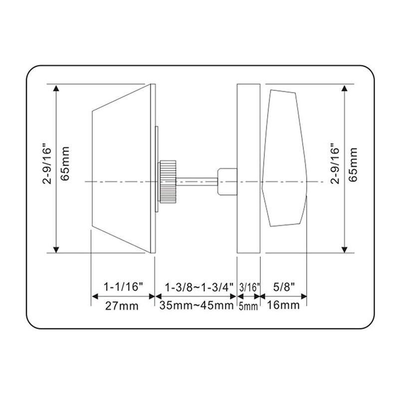 Probrico Satin Nickel Deadbolts, Front Door Deadbolts with Key, Single