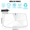 Cfcyhla 140 x 80 cm Large Car Parasol, Sun Protection