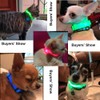 BSEEN LED Small Dog Collar - Adjustable USB Rechargeable Glowing