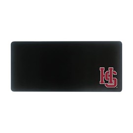 OTM Essentials Hampden-Sydney College Classic Cloth Desk Mat, Durable Office Supplies, Non-Slip Base, Responsive Desk Pad with Smooth Cloth Surface, Black