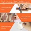 OYASIMI 60pcs 3D Metallic Look Peel and Stick BacksplashTiles,Retro Brown