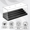 DVKKHD 4 Tier Minifigure Display Case, Clear Acrylic Storage Box,